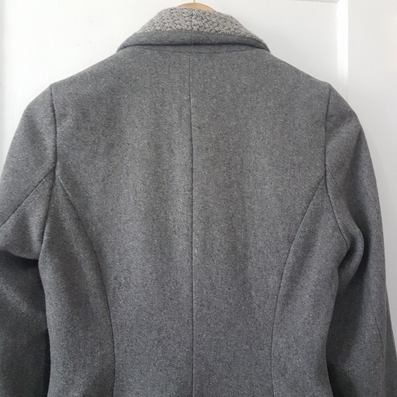 Heartloom Mackie Wool Blend Ribbed Knit Lapel Jacket Blazer Sz S - Picture 6 of 15